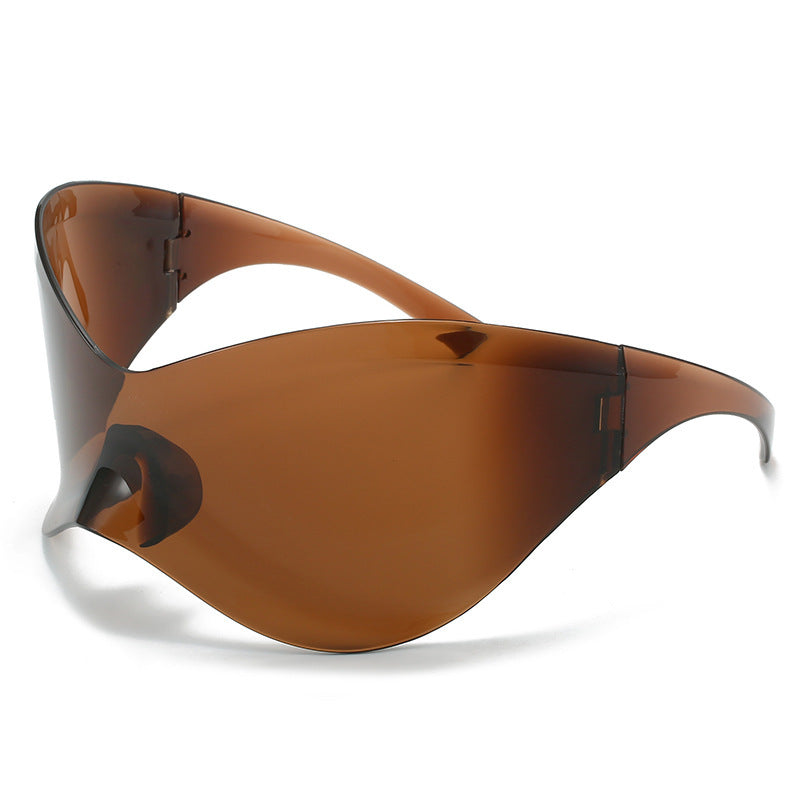 Large Rim Sunglasses Women's Fashion Y2g Millennium Rimless Riding Sunglasses Men's Cross-border Amazon Hot f4ae7e54 4cd6 47a
