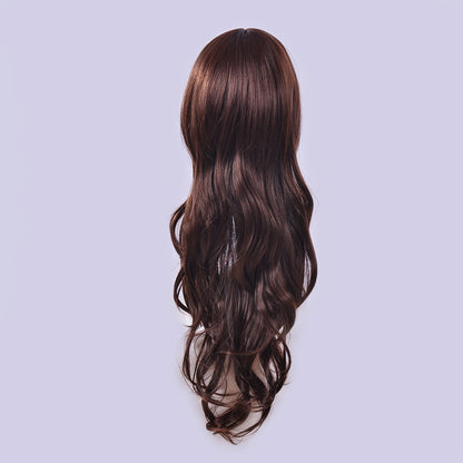 Full Head Pull-over Style Air Bangs High Temperature Silk Curls f4af2647 bf1f 4112 85c4 61d577c65d73