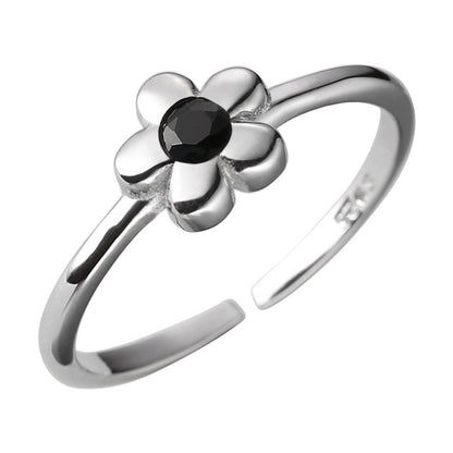 Flower Inlaid Black Diamond Necklace Pendant f4d8a42f 82ee 43d3 b890 a4a892594117