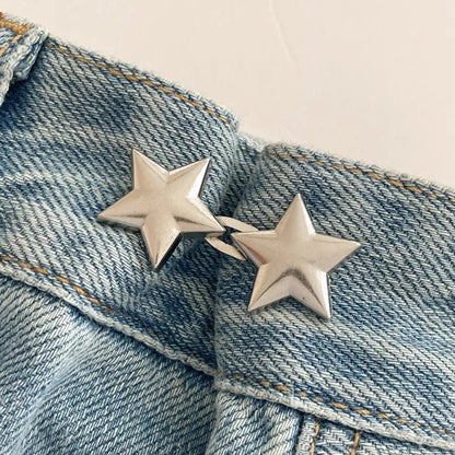 Five-pointed Star Belt Buckle Pants Waist Of Trousers Tightening Artifact f50feaf4 bb0b 478f 8ca4 e4b91f26480b