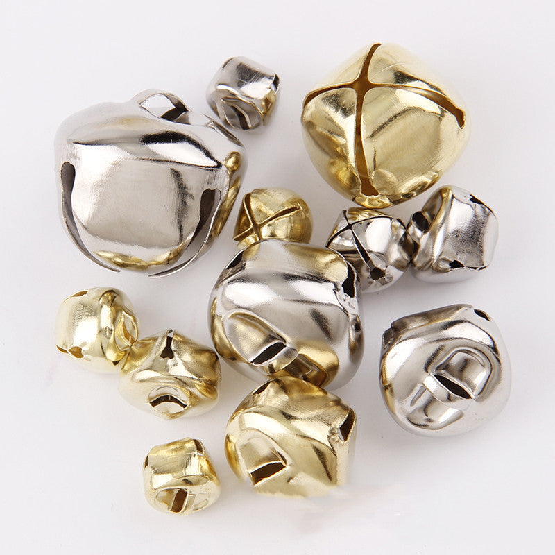 12mm 30mm Cross Opening Water Plated Iron Bell DIY Ornament Pendant Christmas Bag Decoration Bell - HD Wireless Product #6