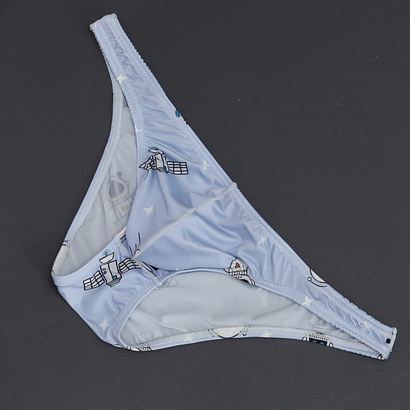 T-back Men's Mesh Briefs Head Sexy Gay Low Waist Printing Comrade Cross-border In Stock Wholesale f5217078 22b9 4791 a4fe 350