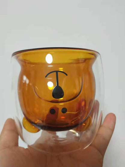 3D Double Layer Lovely Panda Cup Skull Wine Cup - HD Wireless Product #11