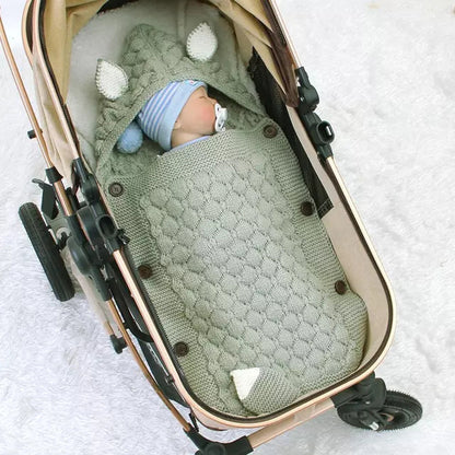 Pure Color Newborn Envelope Anti-kick Swaddling Blanket f52e300a ddba 4381 9d51 5bcf6da31c0c