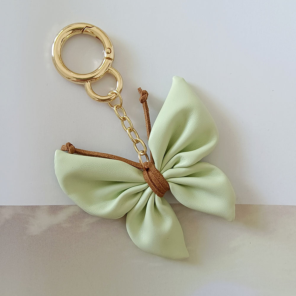 Butterfly Keychain Cars And Bags PU Leather Pendant f53f12de 1bbc 4764 8d35 d7e428591c21