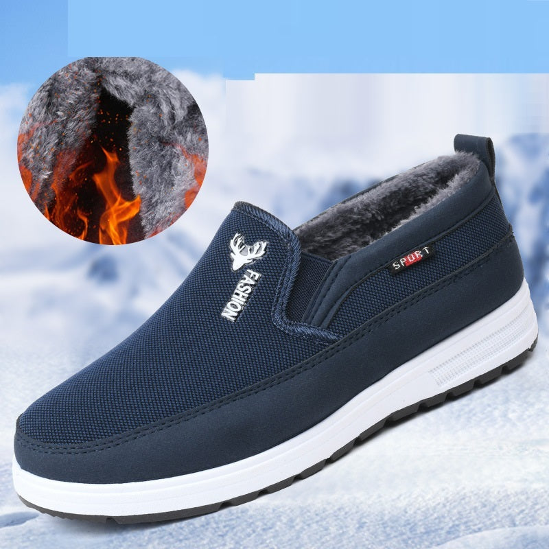 Men's Casual Autumn And Winter New Cotton-padded Shoes With Velvet f55ccae7 633c 40e6 b273 a5cf483dba41