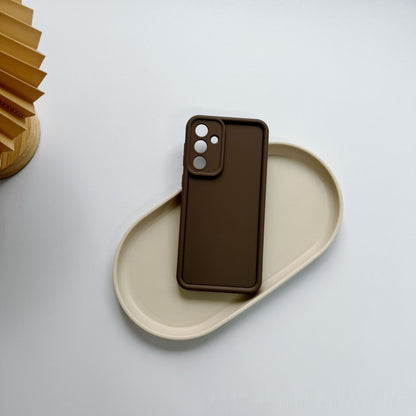 Solid Color Minimalist Silicone Soft Shell Phone Case - 图片 11