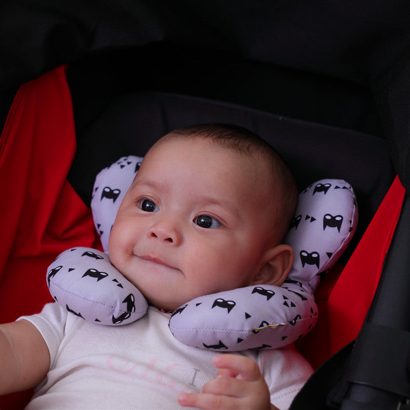 Cute Cartoon Pattern Baby U-shape Pillow Travel Car Seat Neck Protector f59d263f a3e0 41f7 9046 1bdb820eca14
