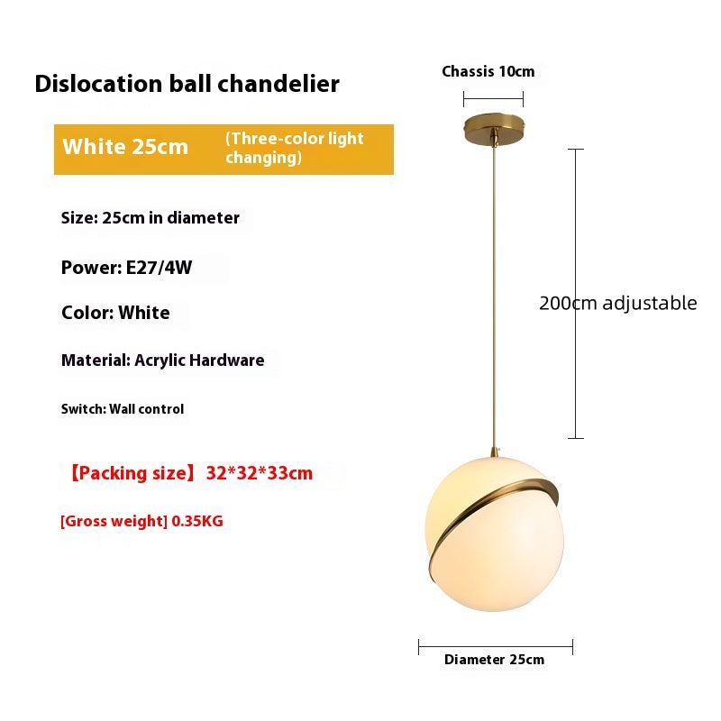 Creative Restaurant Chandelier Bedside Stairs Dislocation Ball Chandelier f5dc4fef 9019 4d90 8dff 4d4eeaefe8a2 trans