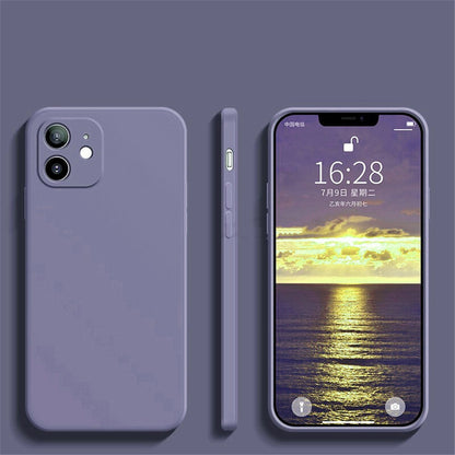 Liquid Silicone Fine Hole Straight Edge Mobile Phone Case f5f620c0 90bc 4a54 be2c 85d7f8413260