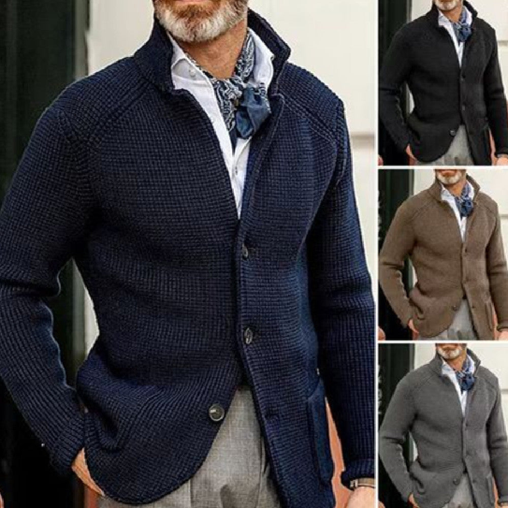 Fashionable Knitted Sweater Men's Coat f60f21cf 809f 4a43 9d57 d955a8111970