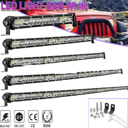 LED Ultra-thin Roof Front Bumper Single Row Long Strip Light f644e00f 20dd 4aca a5ef 240f10bad2e3