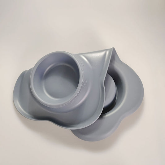 Large Silicone Pet Bowl Double Dog Bowl Stainless Steel f654147c 07d7 4bdd 9078 afdf21904250