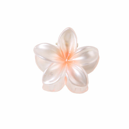 Small Size 4cm Pearlescent Flowers Barrettes Sweet Plumeria Rubra f693311a 87e9 4bab 9fc8 a0e32dc67e64
