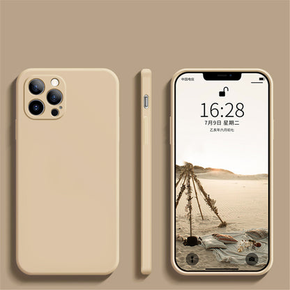 Liquid Silicone Fine Hole Straight Edge Mobile Phone Case f69733c8 e628 41a4 81dd 5635431f11a6