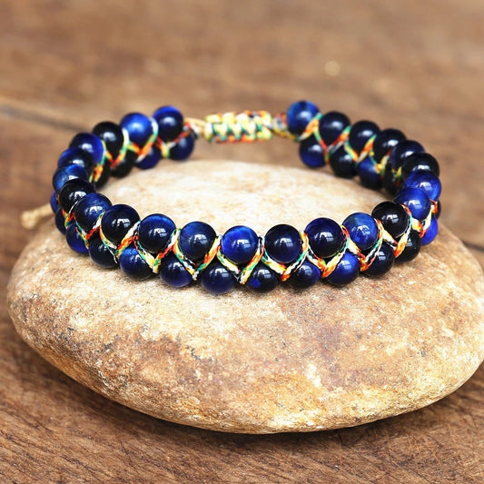 Hand-woven Adjustable Tiger-eye Bracelet f698db56 9c7b 4fb5 a8d0 eaa0444169bc