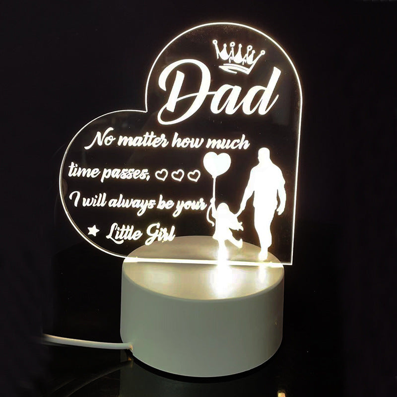 Creative 3D Night Heart Shaped Blessing Language USB Small Table Lamp f69fe29c cf39 4ce4 bd0e 0ce883259308