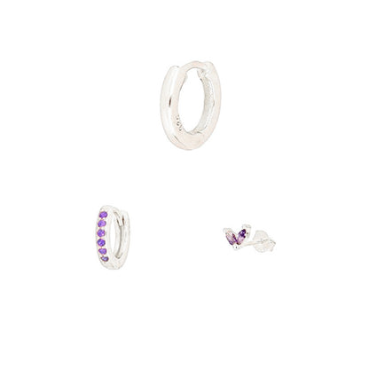 Classic Versatile Marquise And Diamond Ear Buckles 3-Piece Set Combination f6aad723 bc8c 40e6 813b 3b2170b9615e