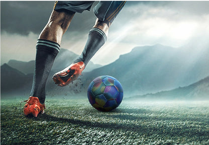 Machine Stitched Football Reflective Luminous Football f6cf2013 7e41 42e8 b1bc ba21238ca92d