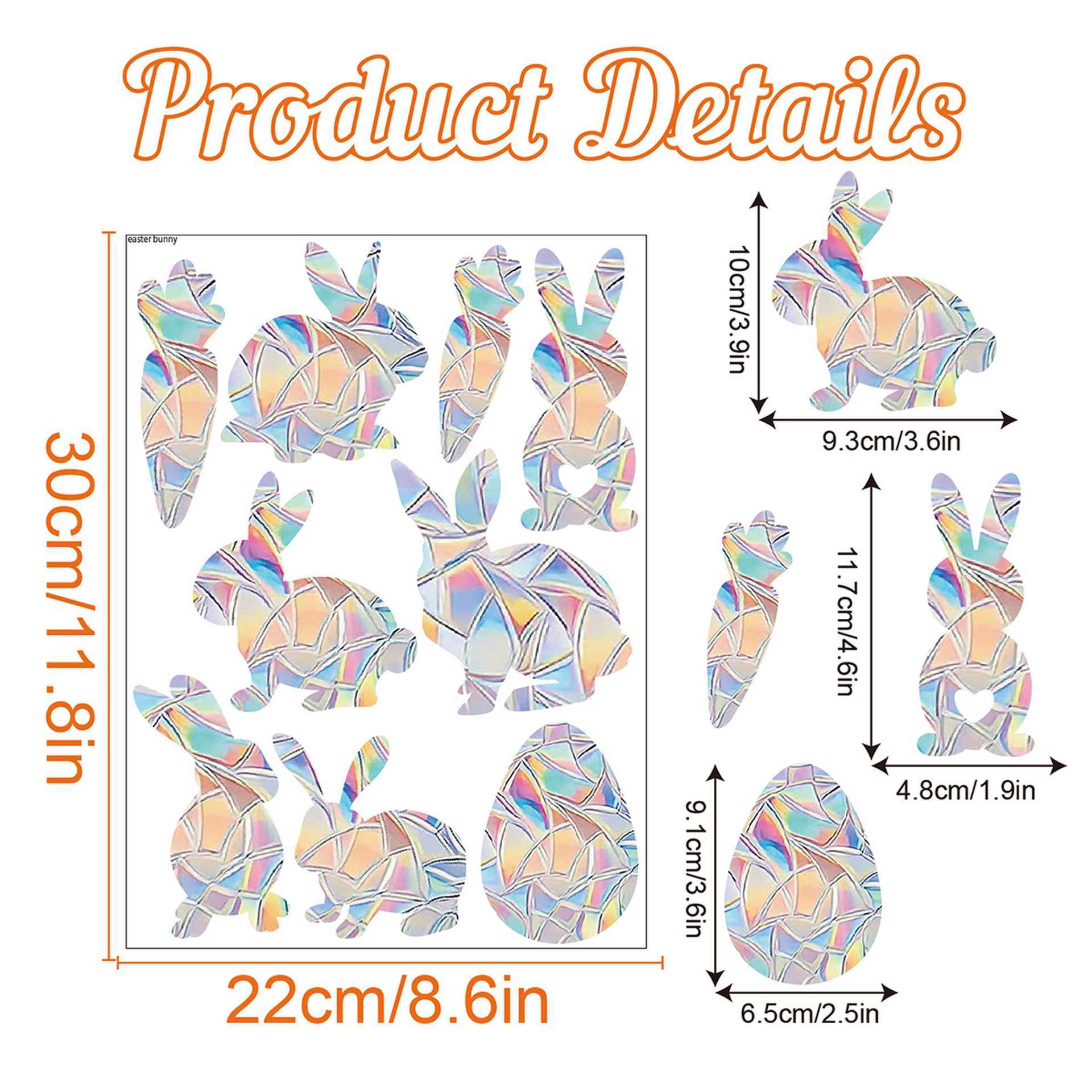 Rainbow Prism Electrostatic Glass PVC Decorative Colorful Window Stickers f6e83678 baee 4e27 a939 5da025d568d7
