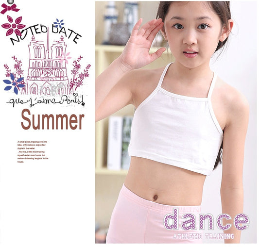 Children's Clothing Summer Girls' Tube Top Middle And Big Children's Cotton Sling Small Tank-top Underwear Student Growth Per