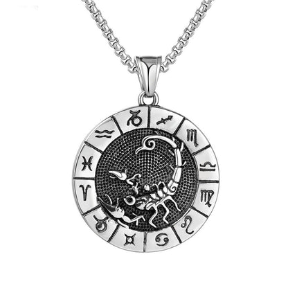 Fashion Stainless Steel Twelve Constellation Pendant f6f25870 3868 4812 a571 56386dd417c3