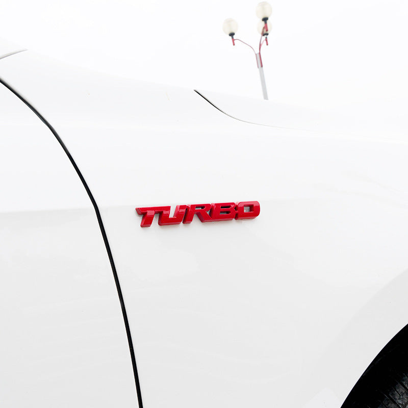 TURBO TURBO 3D Stereo Car Sticker f703bebf c636 4b70 85f5 e8323cb5c8af