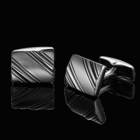 Men's Shirt French Cufflinks High Quality Enamel Vintage Pattern Laser Metal Cube Cufflinks f7059172 d6f3 48ce 982c a63277ae9