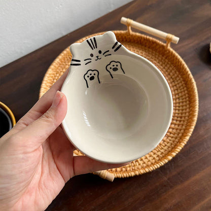 Cartoon Cat Bear Ceramic Plate Household Soy Vinegar Sauce Dipping Seasoning Dish f71c099c 423c 4e40 ad9b 195d07f49d09