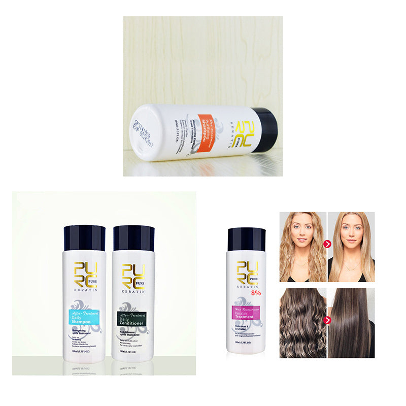 PURC Straightening Hair Repair And Straighten Damage Hair Products Brazilian Keratin Treatment  Purifying Shampoo f739650c 58
