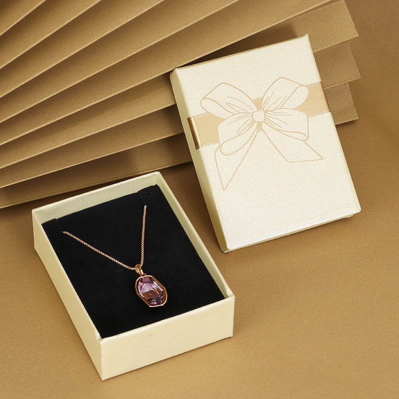 Bow Necklace Earrings Packaging Gift Box f743e0b5 55ee 4239 bfc5 49f578c869de