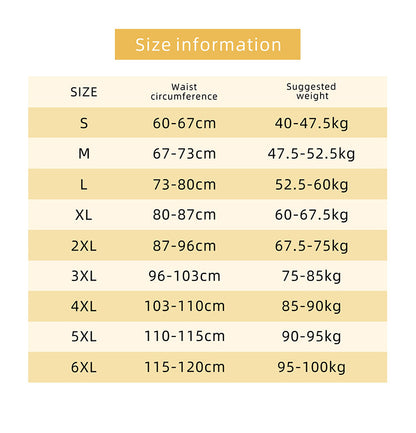 Plus Size Corset Six Breasted Corset Waist-controlled Top