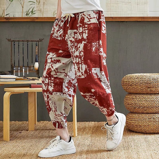Summer Bloomers Men's Linen Wide Leg Loose f78c14b1 90a7 4dd3 a0ba 2c6b74273467
