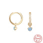 S925 Sterling Silver Personality Trend 9 Tablets Zircon Earrings f78e9f2b 98c0 431f 9250 f16ff094cbe0