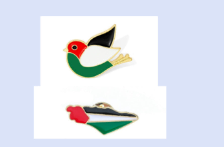 Fashion Simple Free Palestine Flag Brooch f79161ee 6829 4931 90a0 00754115a4ec