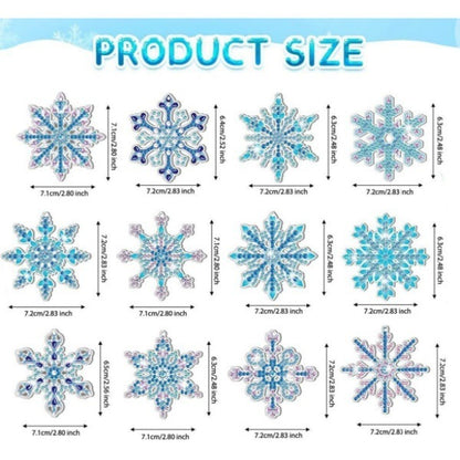 Diamond Painting, Acrylic Keychain Double-sided DIY Full Diamond Christmas Snowflake f7994204 c5ab 40ab 8b71 1704c2af21dd