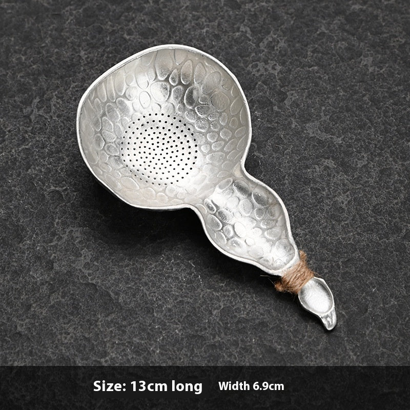 Creative Tea Strainer Tin Tea Funnel Pure Tin Tea Set f7ba9f4d e8c6 4786 8c6c fb762dce1206 trans