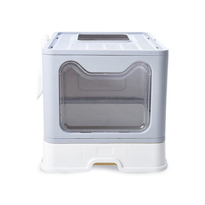 Fully Enclosed Odor-proof Drawer Foldable Cat Litter Basin f7c2da98 fc85 470c b0d6 a53450ca36f9