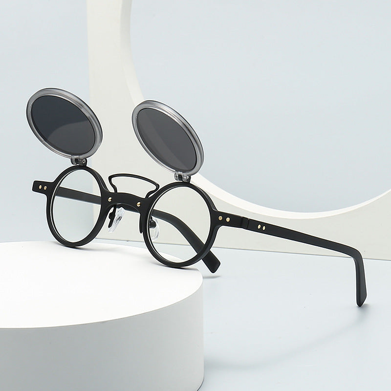 Sun Glasses Round Beige Frame f7cfe2af f8a9 4873 a4b3 3700e95666d4
