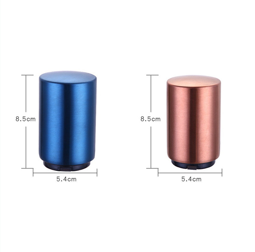 Portable Magnetic Automatic Beer Bottle Opener Bar Accessories Decor Stainless Steel Wine Can Openers with Brushed Metal f7dd