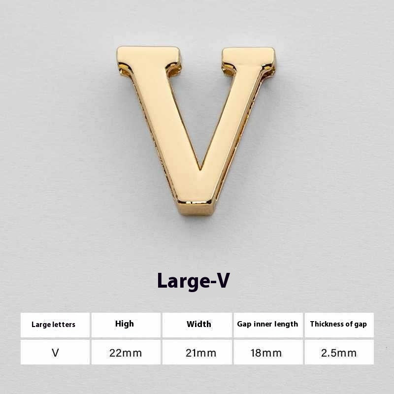 U Perforated 26 English Letters Hardware Accessories f7e1e92a cbf7 4791 982d bb602f7311e3 trans