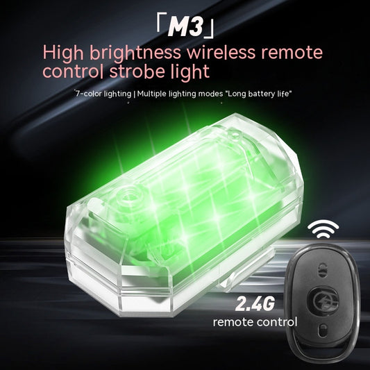 Strobe Light Remote Control Strobe Lamp Car Motorcycle Electric Vehicle Bicycle Modification f7e7f797 96c3 456b acf5 a5dc7fa1