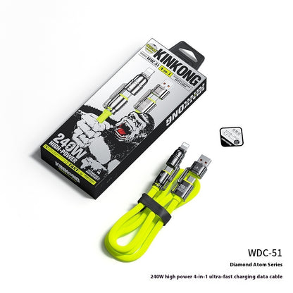 High-power Four-in-one Super Fast Charge Data Cable - 图片 6