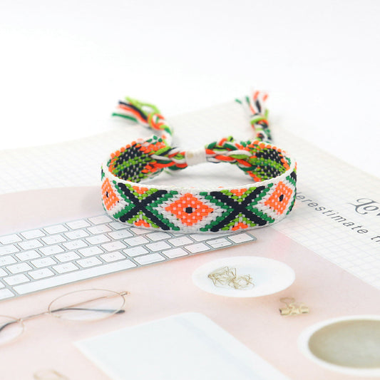 Bohemian Color Woven Bracelet Wristband For Fans f813c8f0 3c7d 4ee4 b048 e26fb8f677dd
