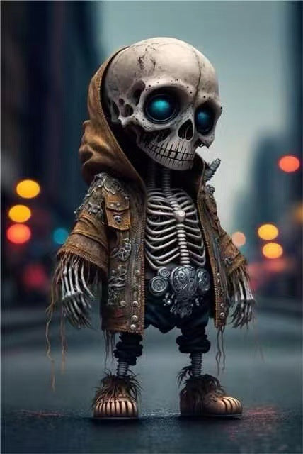 Halloween Cool Skeleton Figurines Halloween Skeleton Doll Resin Ornament Home Decor f814e210 58cb 4db8 bd24 3bcad26dc391