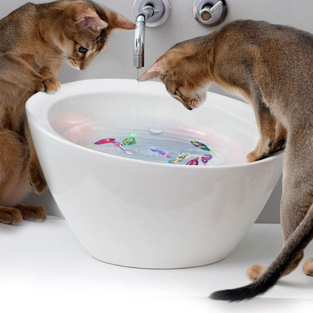 Cat Interactive Electric Fish Water Toy For Indoor Play Swimming Robot Fish Toys For Cat Dog Pet Baby Swimmer Bath Robofish T