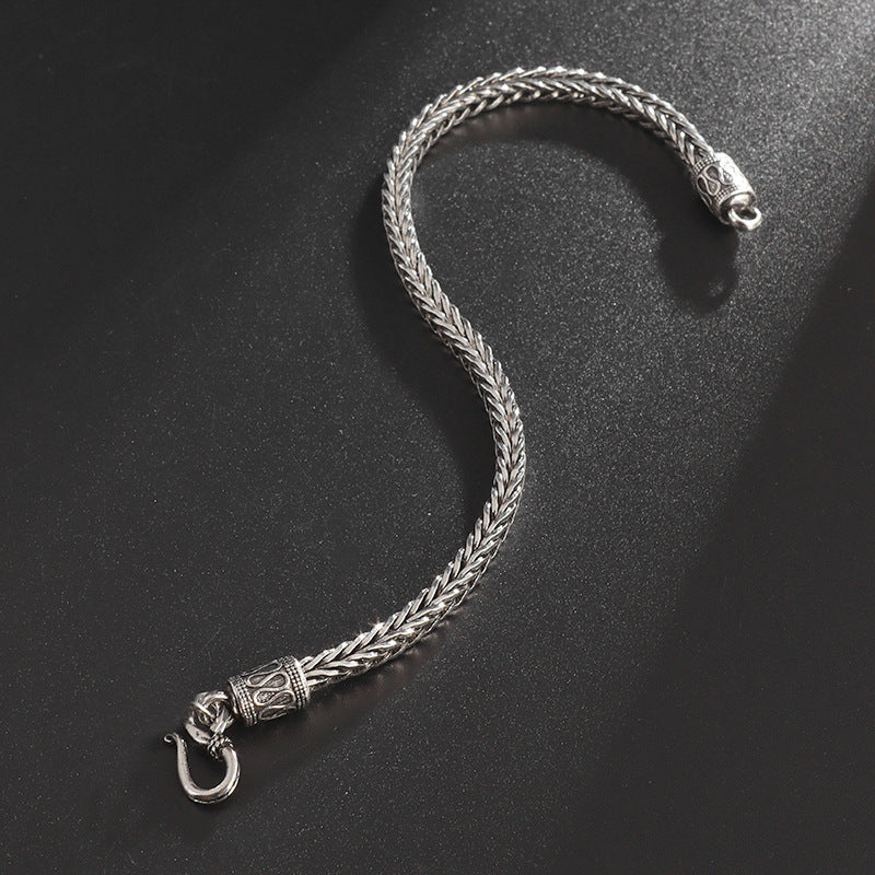 Men's Retro Stainless Steel Ins Style Personalized Bracelet f83f6165 d4ba 4c2d 8485 c965a24ac157