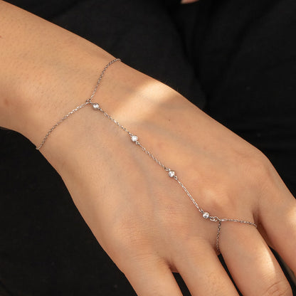 Small Rice-shaped Beads Rice Beads Zircon Pearl Ring Chain Love Finger Chain Ornament f83fc38e 5cc4 4bf2 8522 1cce95a358d7