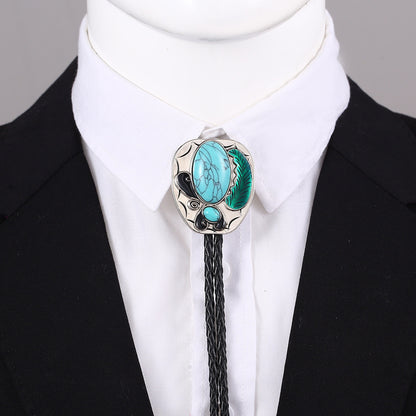 Celtic Pattern Turquoise Agate Bolo Tie f877121b d51c 4a47 9ea3 699ccced5a15