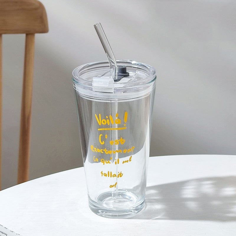 Household Glass Water Cup With Lid f87f45da 89b7 442f bdd7 2bd0c9e58f15